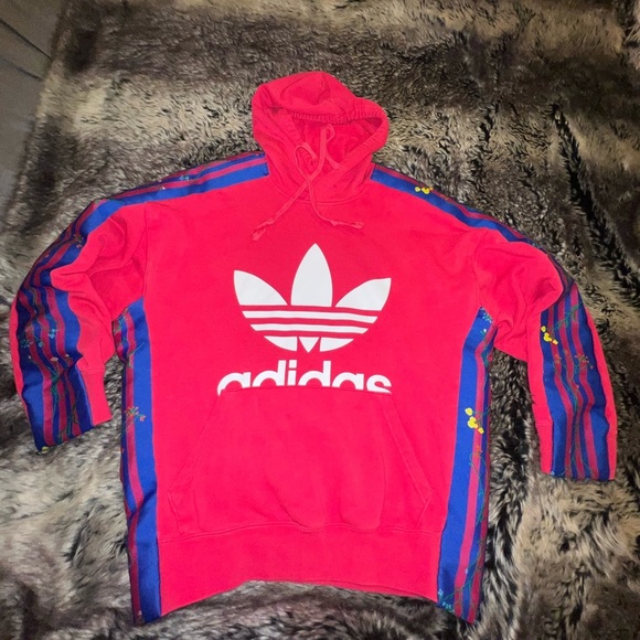 🆕 Women's Adidas Hoodie Floral. Unisex. Small - Picture 8 of 16